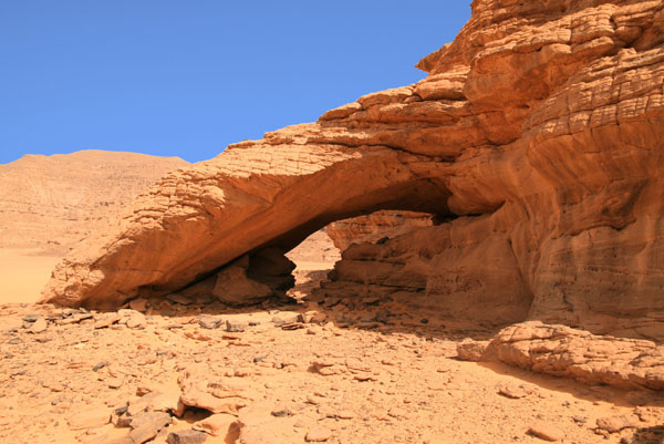 Unnamed arch, Akakus Plateau, Libya