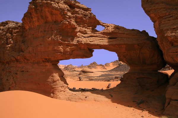 Unnamed arch, Akakus Plateau, Libya