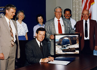 Arch Day Proclamation Signing